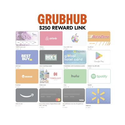 $250 GrubHub Reward Link
